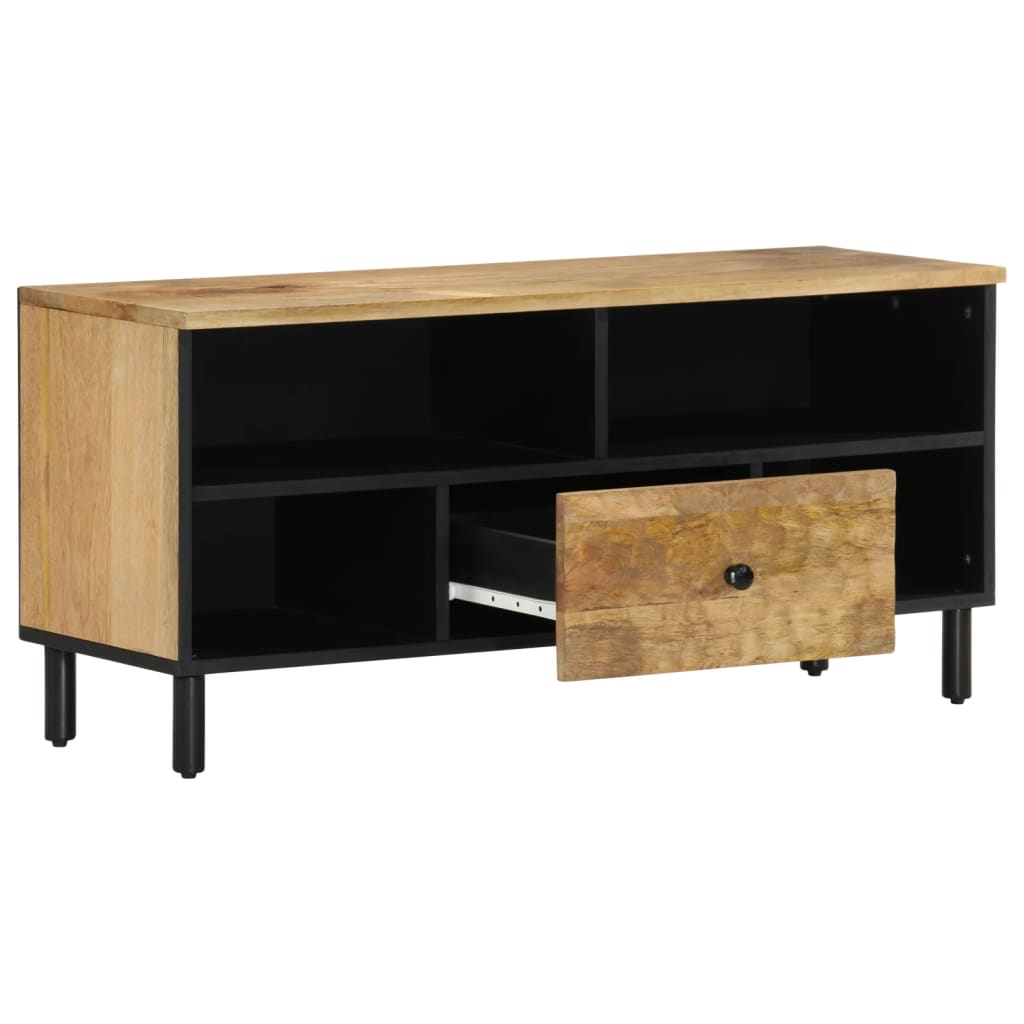 Vidaxl tv-meubel 100x33x46 cm massief mangohout