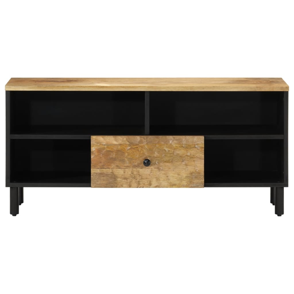 Vidaxl tv-meubel 100x33x46 cm massief mangohout