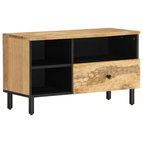 Vidaxl tv-meubel 80x33x46 cm massief mangohout