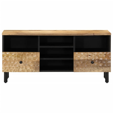 Vidaxl tv-meubel 100x33x46 cm massief mangohout