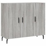 Vidaxl dressoir 90x34x80 cm bewerkt hout grijs sonoma eikenkleurig
