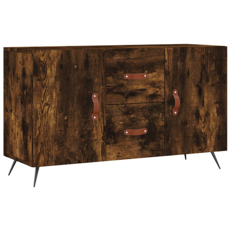 Vidaxl dressoir 100x36x60 cm bewerkt hout gerookt eikenkleurig