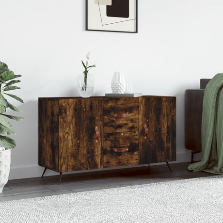 Vidaxl dressoir 100x36x60 cm bewerkt hout gerookt eikenkleurig
