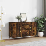 Vidaxl dressoir 100x36x60 cm bewerkt hout gerookt eikenkleurig