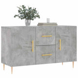 Vidaxl dressoir 100x36x60 cm bewerkt hout betongrijs