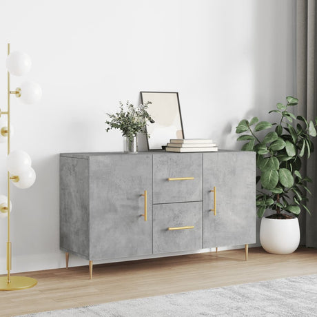 Vidaxl dressoir 100x36x60 cm bewerkt hout betongrijs