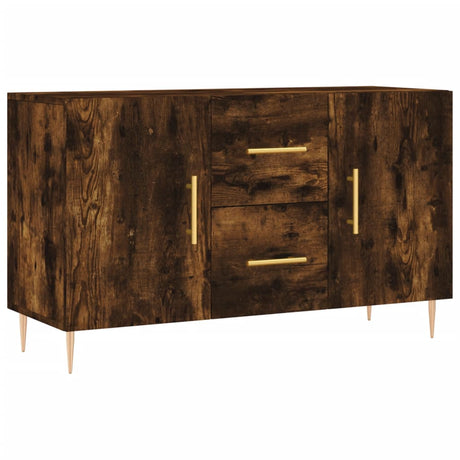 Vidaxl dressoir 100x36x60 cm bewerkt hout gerookt eikenkleurig