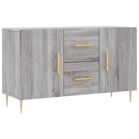 Vidaxl dressoir 100x36x60 cm bewerkt hout grijs sonoma eikenkleurig