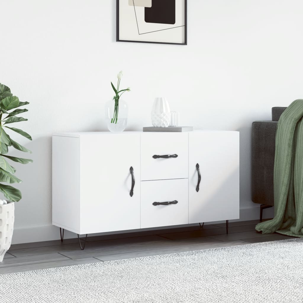 Vidaxl dressoir 100x36x60 cm bewerkt hout wit