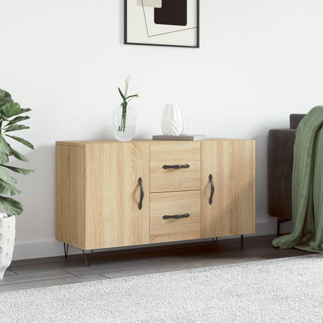 Vidaxl dressoir 100x36x60 cm bewerkt hout sonoma eikenkleurig