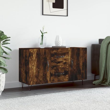 Vidaxl dressoir 100x36x60 cm bewerkt hout gerookt eikenkleurig