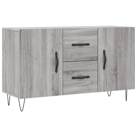 Vidaxl dressoir 100x36x60 cm bewerkt hout grijs sonoma eikenkleurig