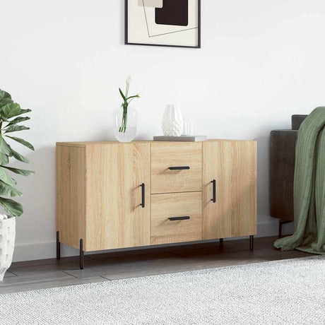 Vidaxl dressoir 100x36x60 cm bewerkt hout sonoma eikenkleurig