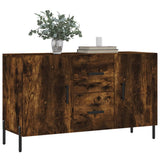 Vidaxl dressoir 100x36x60 cm bewerkt hout gerookt eikenkleurig