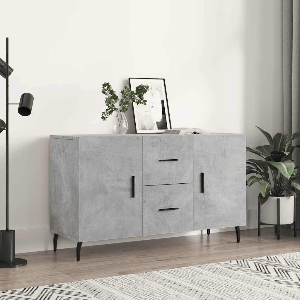 Vidaxl dressoir 100x36x60 cm bewerkt hout betongrijs