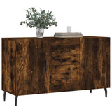 Vidaxl dressoir 100x36x60 cm bewerkt hout gerookt eikenkleurig