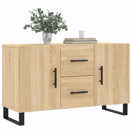 Vidaxl dressoir 100x36x60 cm bewerkt hout sonoma eikenkleurig