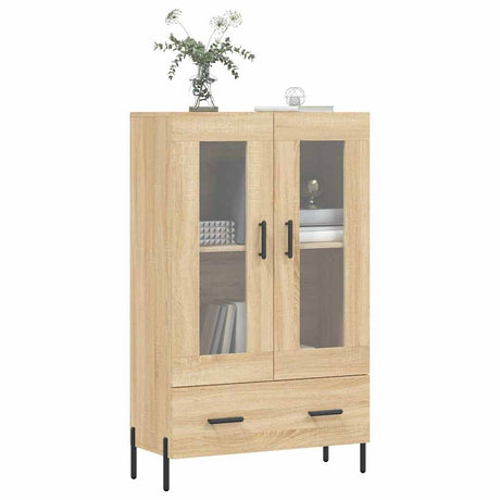 Vidaxl hoge kast 69,5x31x115 cm bewerkt hout sonoma eikenkleurig