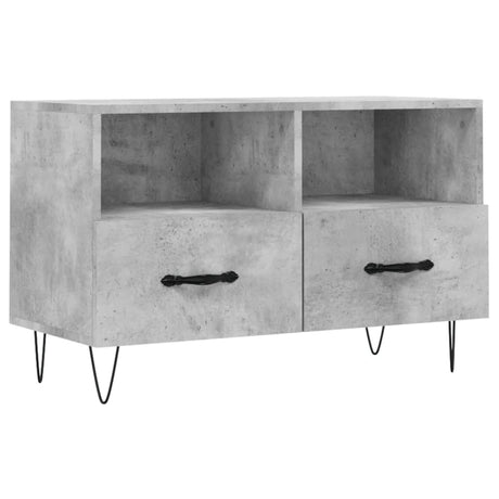 Vidaxl tv-meubel 80x36x50 cm bewerkt hout betongrijs