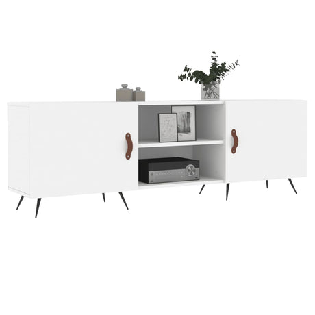 Vidaxl tv-meubel 150x30x50 cm bewerkt hout wit