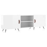 Vidaxl tv-meubel 150x30x50 cm bewerkt hout hoogglans wit