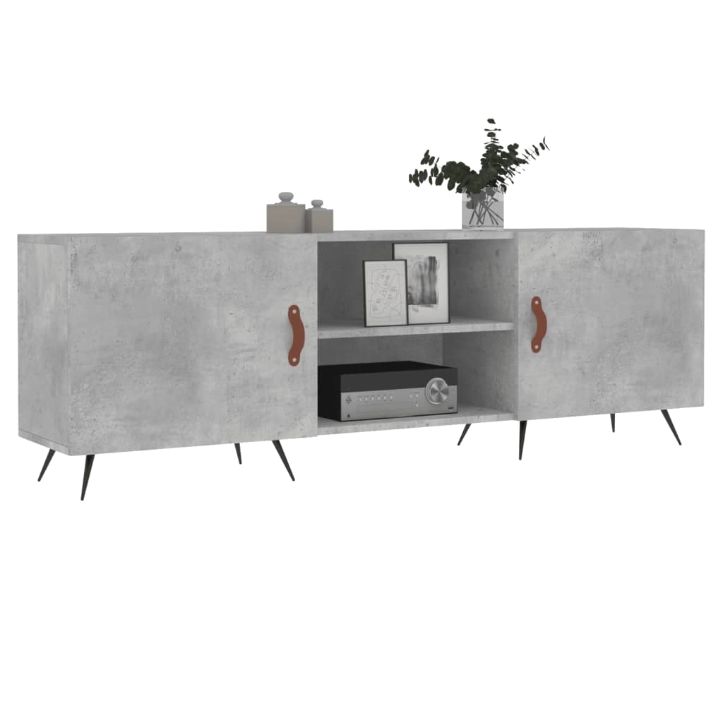 Vidaxl tv-meubel 150x30x50 cm bewerkt hout betongrijs