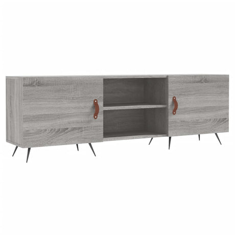 Vidaxl tv-meubel 150x30x50 cm bewerkt hout grijs sonoma eikenkleurig