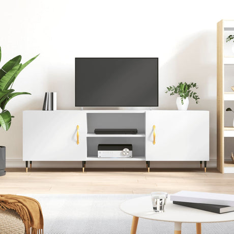 Vidaxl tv-meubel 150x30x50 cm bewerkt hout wit