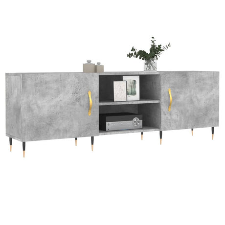 Vidaxl tv-meubel 150x30x50 cm bewerkt hout betongrijs