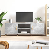 Vidaxl tv-meubel 150x30x50 cm bewerkt hout betongrijs