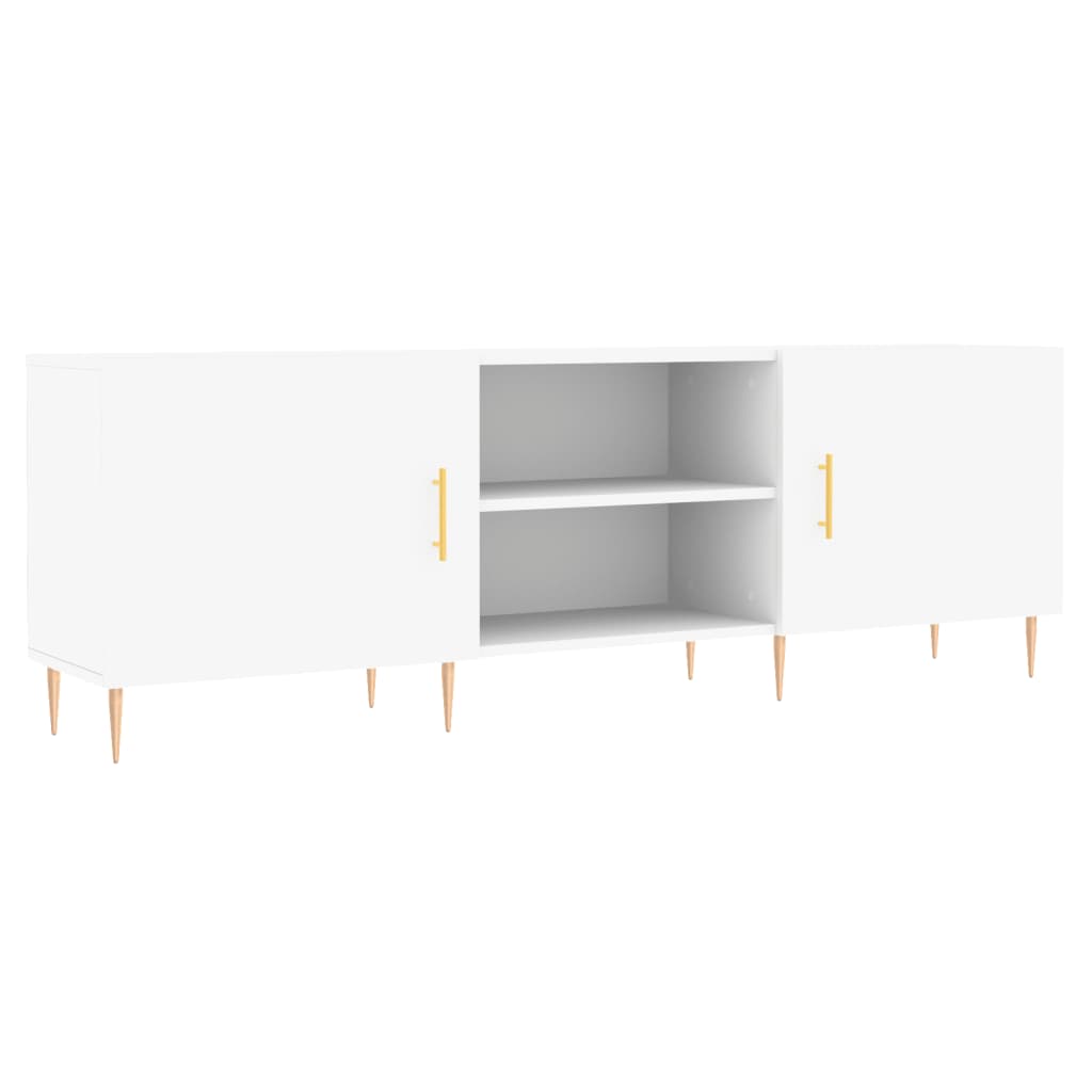 Vidaxl tv-meubel 150x30x50 cm bewerkt hout wit