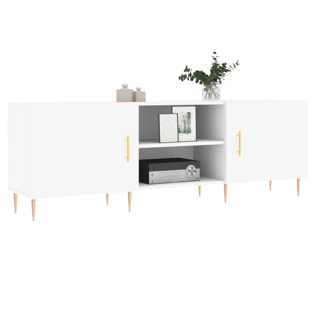 Vidaxl tv-meubel 150x30x50 cm bewerkt hout wit