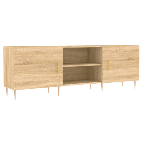 Vidaxl tv-meubel 150x30x50 cm bewerkt hout sonoma eikenkleurig