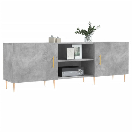 Vidaxl tv-meubel 150x30x50 cm bewerkt hout betongrijs
