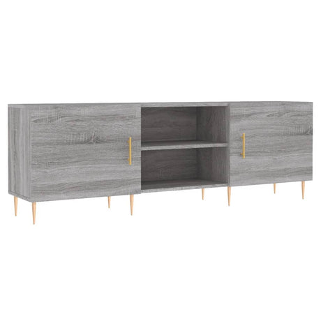 Vidaxl tv-meubel 150x30x50 cm bewerkt hout grijs sonoma eikenkleurig