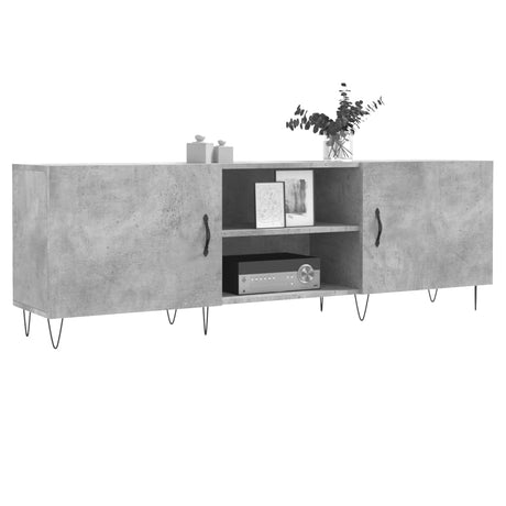 Vidaxl tv-meubel 150x30x50 cm bewerkt hout betongrijs