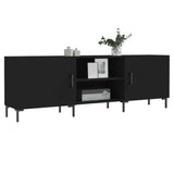 Vidaxl tv-meubel 150x30x50 cm bewerkt hout zwart