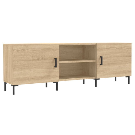 Vidaxl tv-meubel 150x30x50 cm bewerkt hout sonoma eikenkleurig