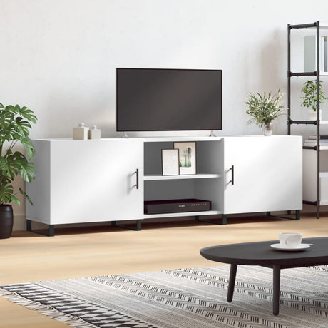 Vidaxl tv-meubel 150x30x50 cm bewerkt hout wit