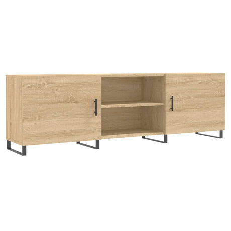 Vidaxl tv-meubel 150x30x50 cm bewerkt hout sonoma eikenkleurig