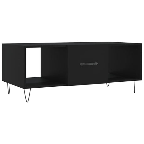 Vidaxl salontafel 102x50x40 cm bewerkt hout zwart