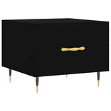 Vidaxl salontafel 50x50x40 cm bewerkt hout zwart