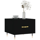 Vidaxl salontafel 50x50x40 cm bewerkt hout zwart