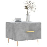 Vidaxl salontafel 50x50x40 cm bewerkt hout betongrijs