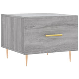 Vidaxl salontafel 50x50x40 cm bewerkt hout grijs sonoma eiken