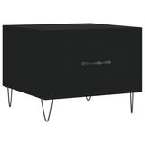 Vidaxl salontafel 50x50x40 cm bewerkt hout zwart