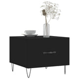 Vidaxl salontafel 50x50x40 cm bewerkt hout zwart