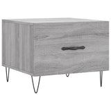 Vidaxl salontafel 50x50x40 cm bewerkt hout grijs sonoma eiken