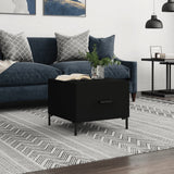 Vidaxl salontafel 50x50x40 cm bewerkt hout zwart