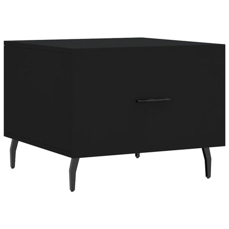 Vidaxl salontafel 50x50x40 cm bewerkt hout zwart